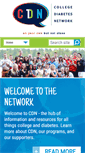 Mobile Screenshot of collegediabetesnetwork.org